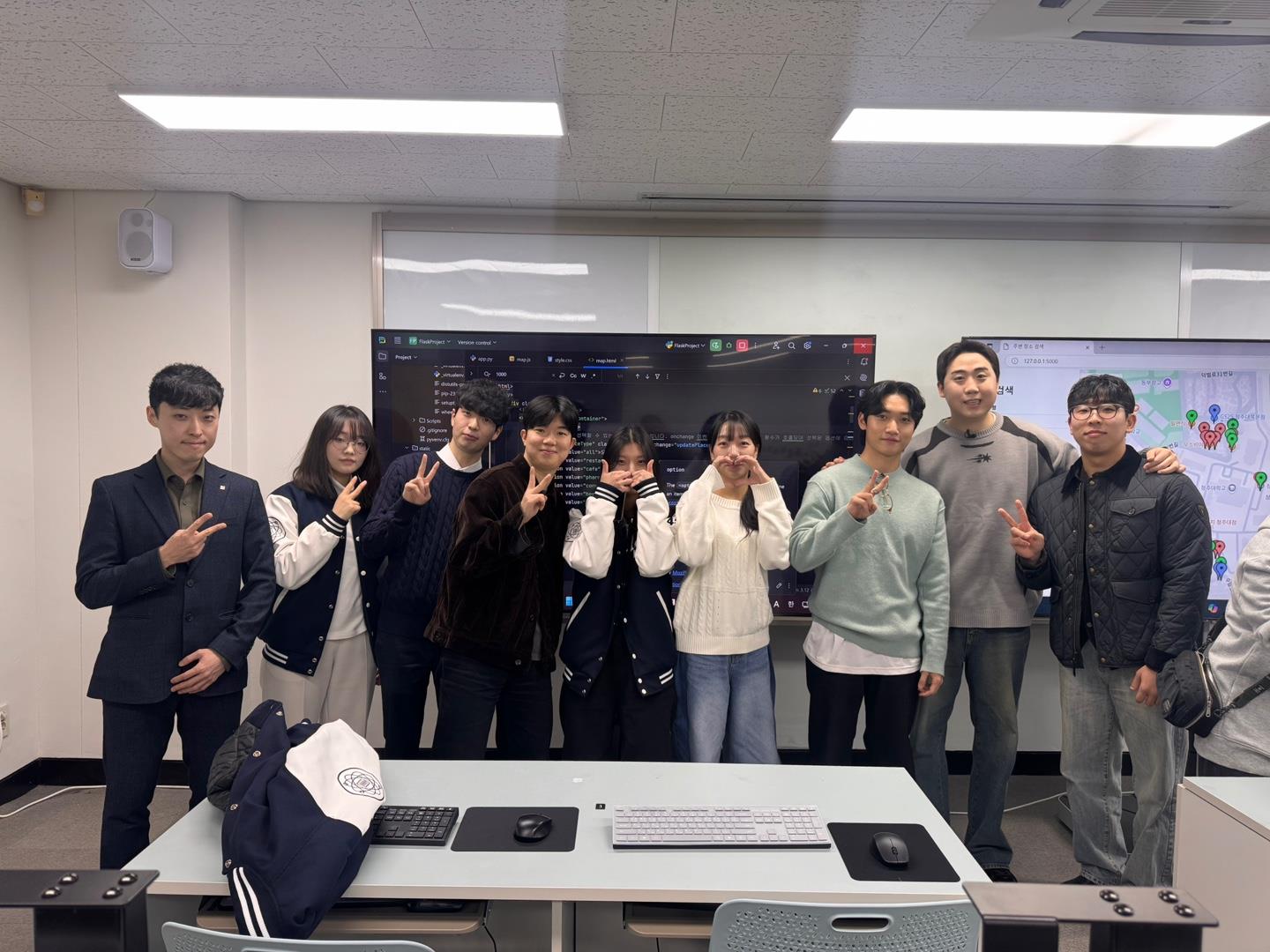 데이터사이언스학과 홍보영상 촬영 이미지